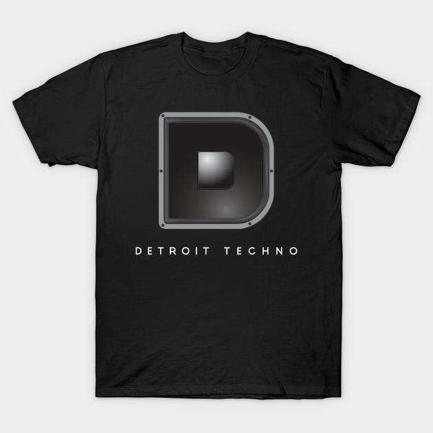 Detroit Techno Speaker T-Shirt by Blasé Splee Design : Detroit